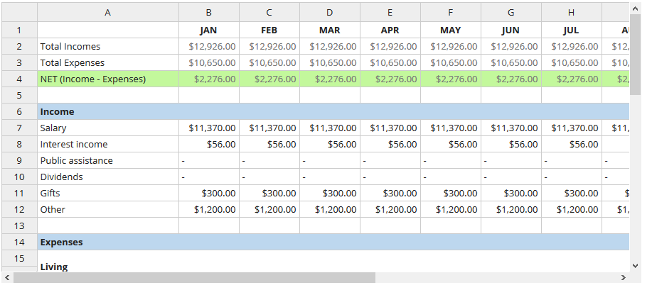 handsontable-excel-like