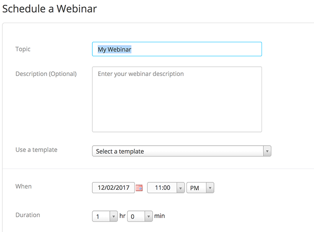 How are we hosting an online webinar with zoom? 2