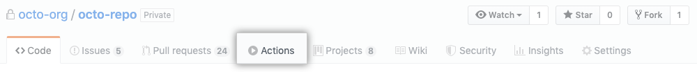 Review results after the workflow on actions tab