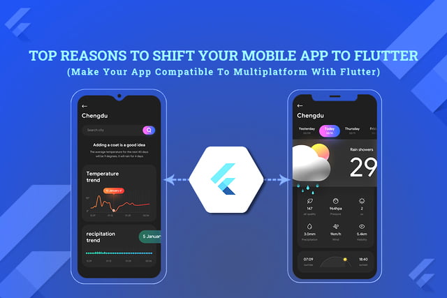 Flutter app development