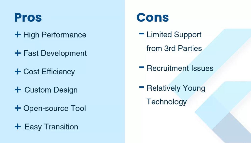 Pros and Cons of Flutter